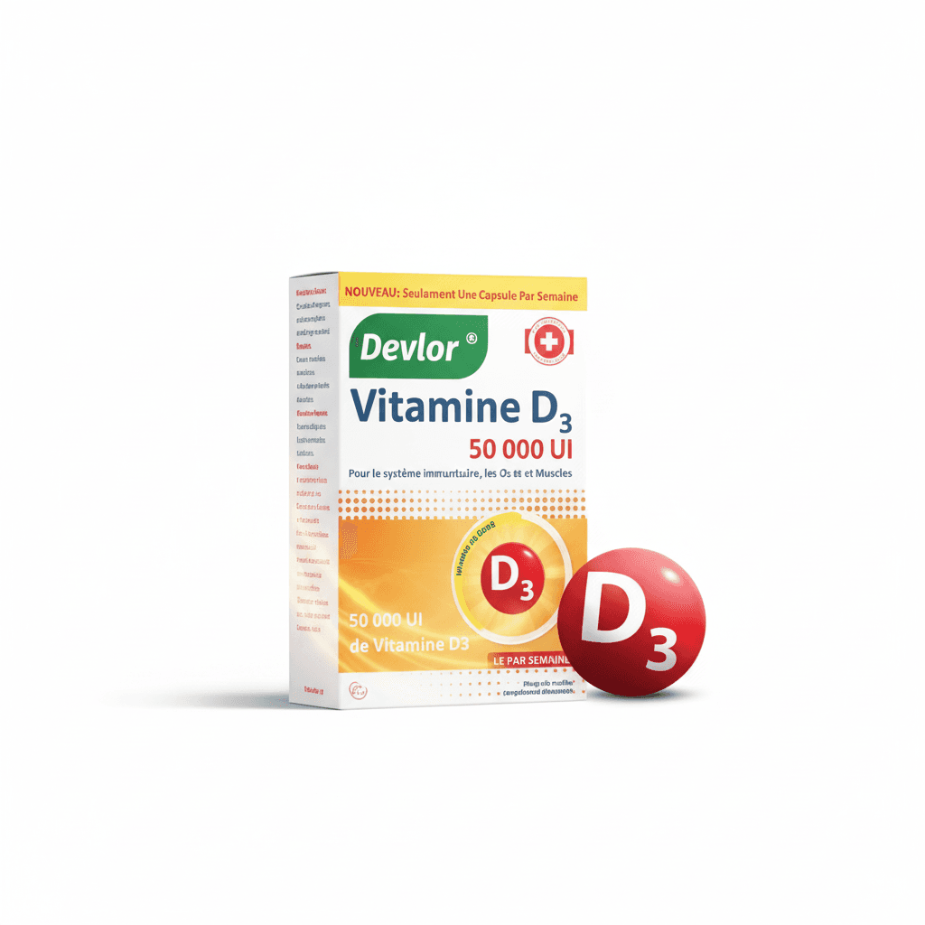 DEVLOR VIT D3 50 000UI PPA: