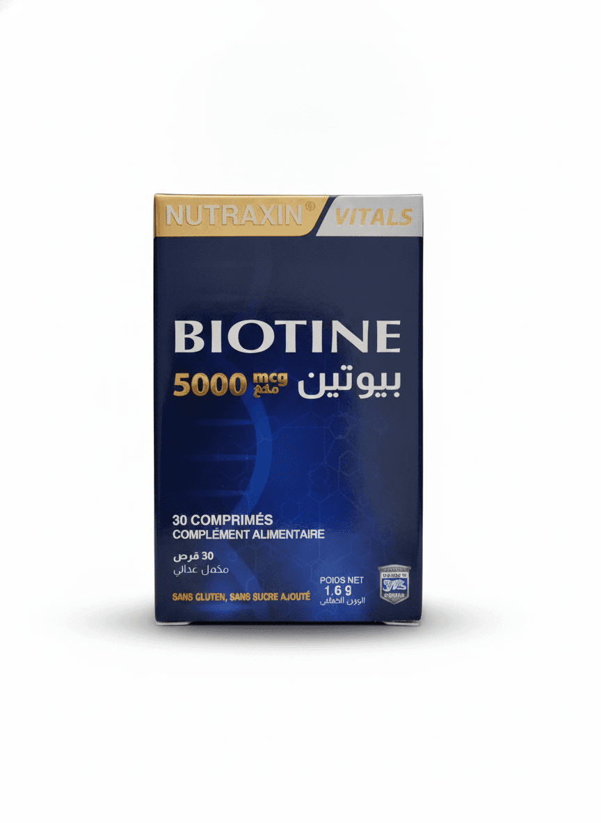 NUTRAXIN BIOTINE 5000 MCG