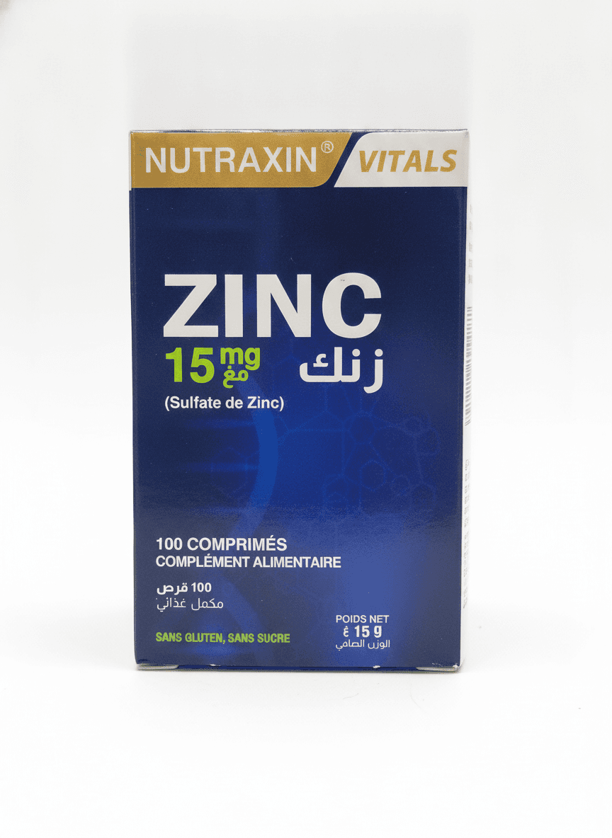 NUTRAXIN ZINC 15MG B/100