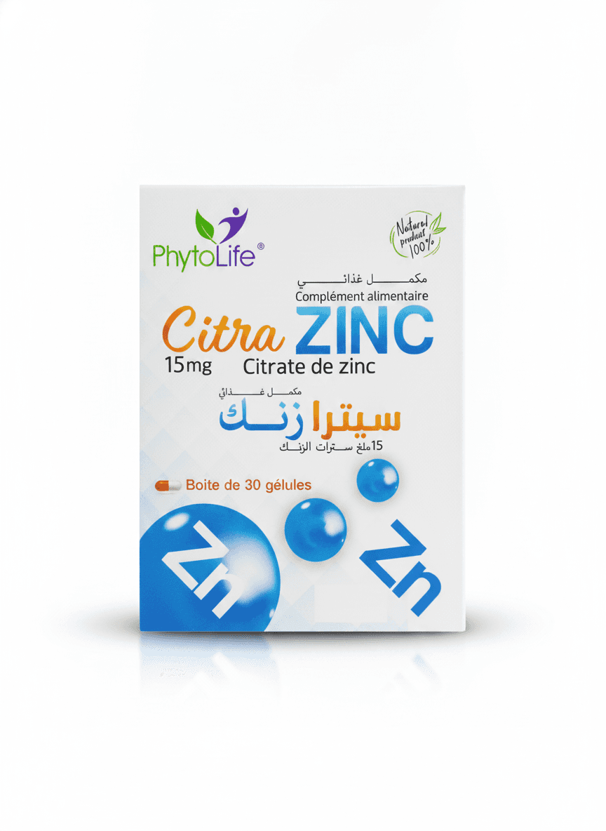 PHY CITRA ZINC 15MG B/30