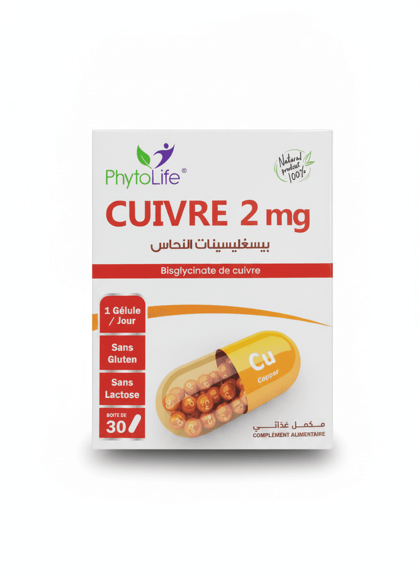 PHY CUIVRE 2MG B/30 PPA